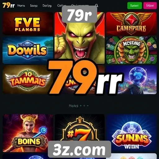 Análise da oferta de jogos no site 79r